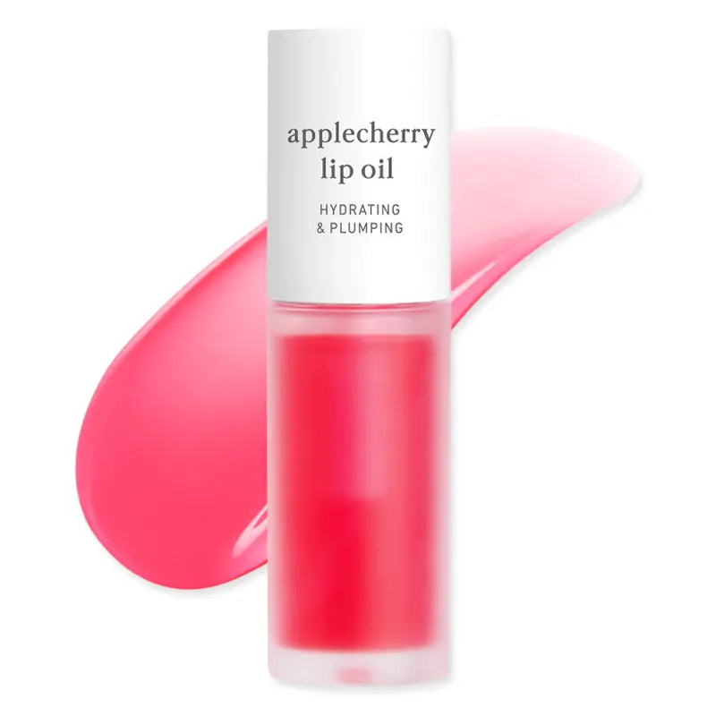 Nooni Korean Apple Lip Oil + Lip Stain | Glossy Lip Stain, Tinting & Long Lasting, Moisturizing Lip Care (13 Options) Hydrate Lipgloss Lipstick Makeup Glossy Hydrating Moisturizer Plump Transfer-Proof