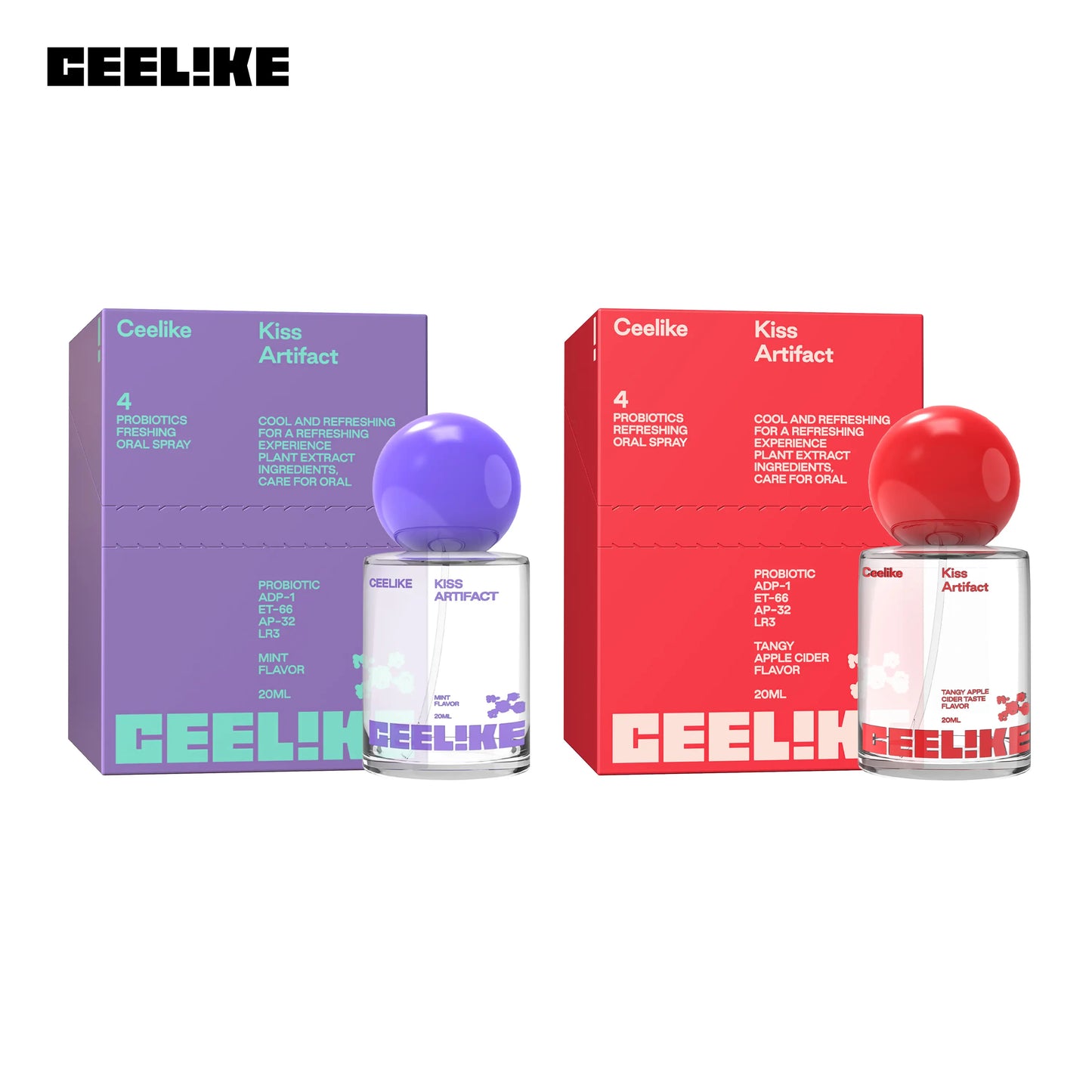 CEELIKE Oral Spray 20Ml - Fresh Breath & Oral Care, Sugar-Free, Portable, Long-Lasting Freshness