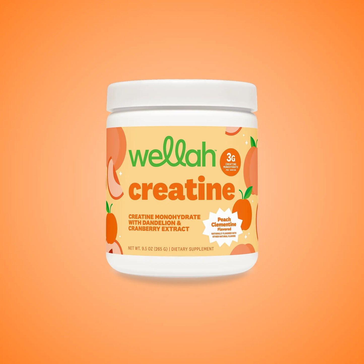 Wellah Nutrition Creatine Monohydrate - 50 Servings, 3G Creatine, Supports Energy, Muscle Recovery & Strength, Cognitive Health Dietary Supplement Powder