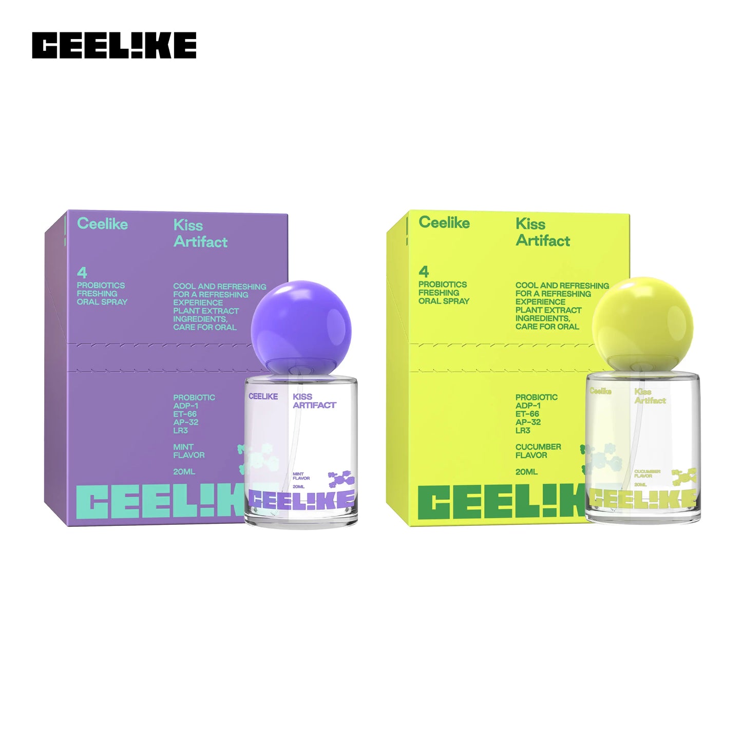 CEELIKE Oral Spray 20Ml - Fresh Breath & Oral Care, Sugar-Free, Portable, Long-Lasting Freshness