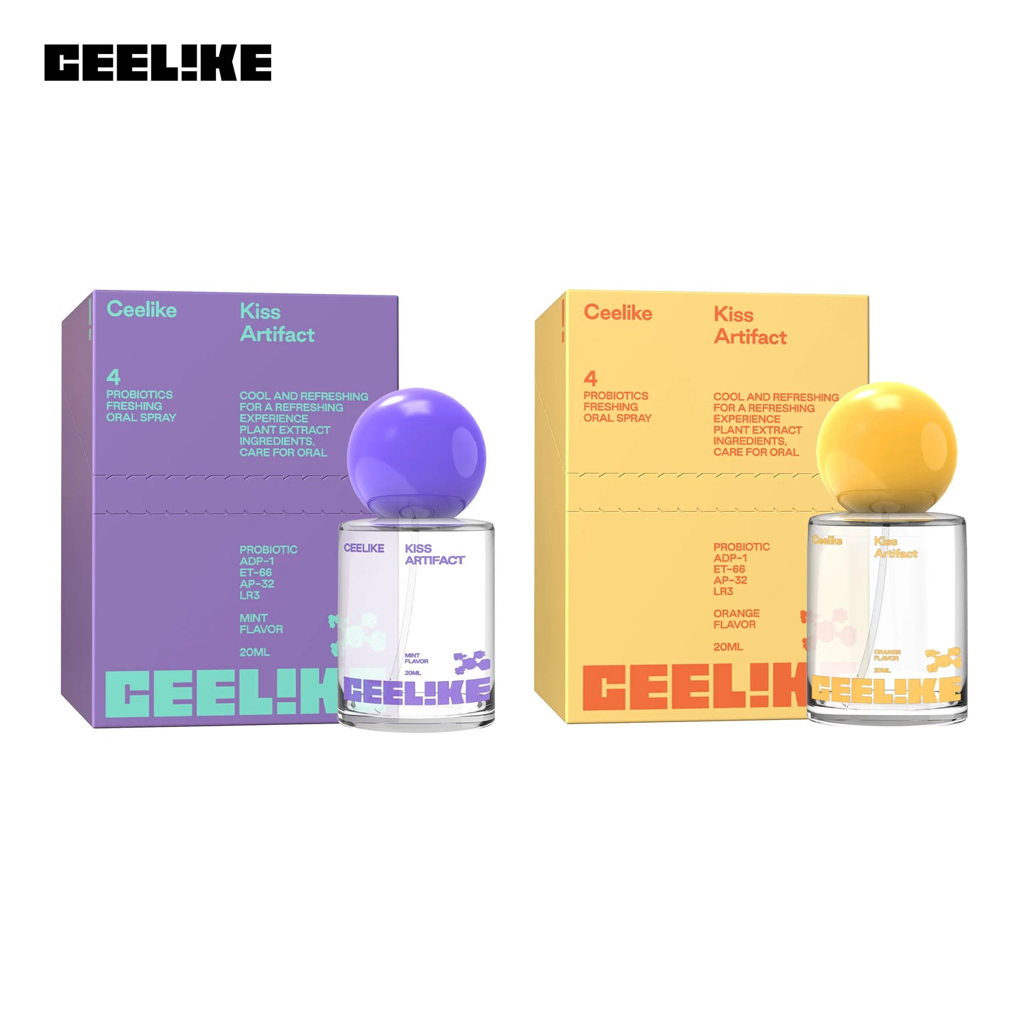 CEELIKE Oral Spray 20Ml - Fresh Breath & Oral Care, Sugar-Free, Portable, Long-Lasting Freshness
