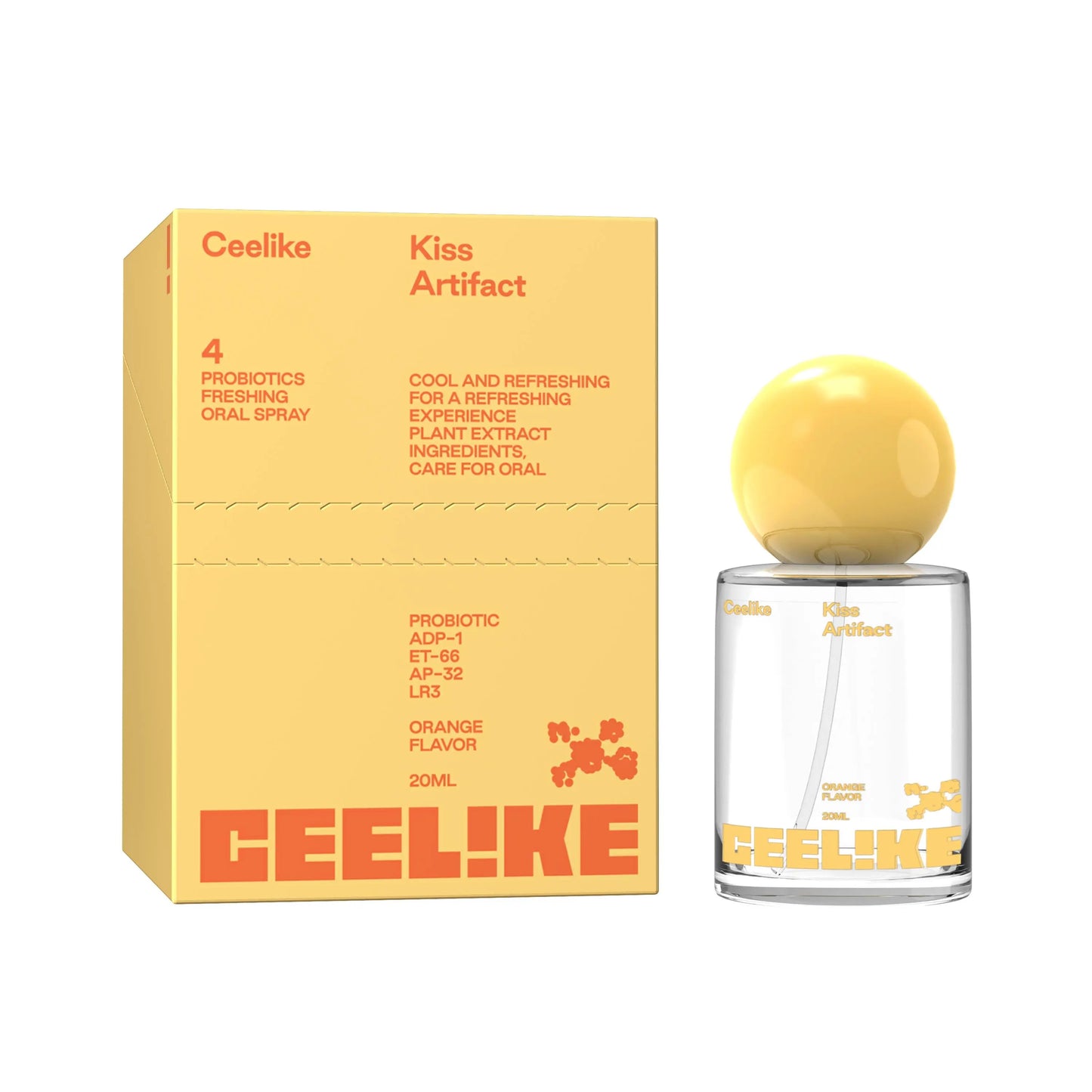 CEELIKE Oral Spray 20Ml - Fresh Breath & Oral Care, Sugar-Free, Portable, Long-Lasting Freshness