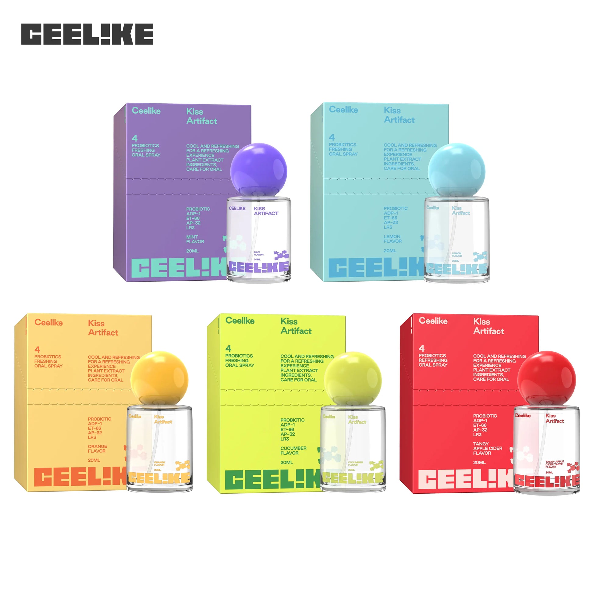 CEELIKE Oral Spray 20Ml - Fresh Breath & Oral Care, Sugar-Free, Portable, Long-Lasting Freshness