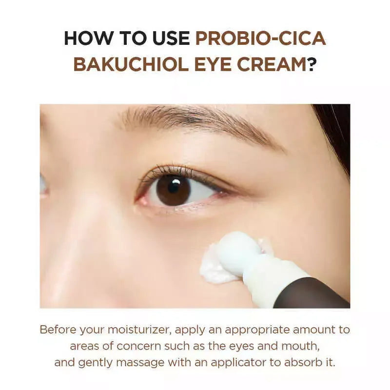 Skin1004 Centella Probio-Cica Bakuchiol Eye Cream Face Moisturizing Firming Skin Reduces Fine Lines Eye Care Korean Skincare