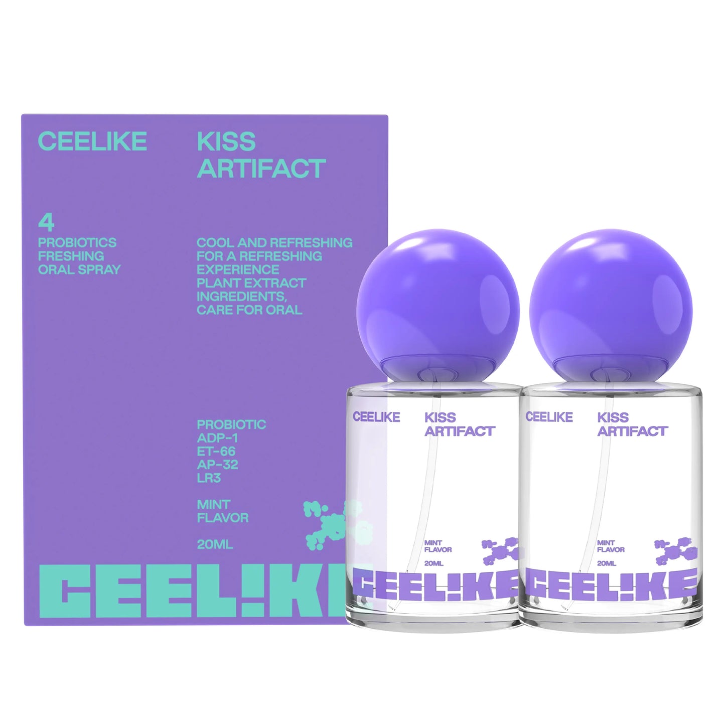 CEELIKE Oral Spray 20Ml - Fresh Breath & Oral Care, Sugar-Free, Portable, Long-Lasting Freshness
