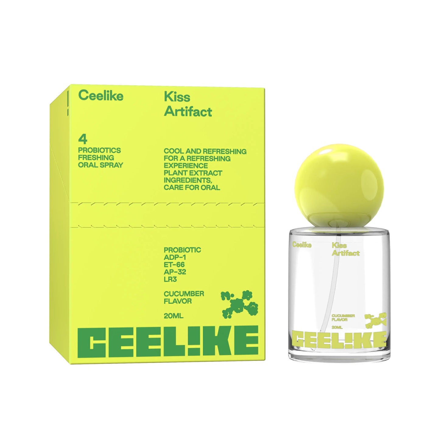 CEELIKE Oral Spray 20Ml - Fresh Breath & Oral Care, Sugar-Free, Portable, Long-Lasting Freshness