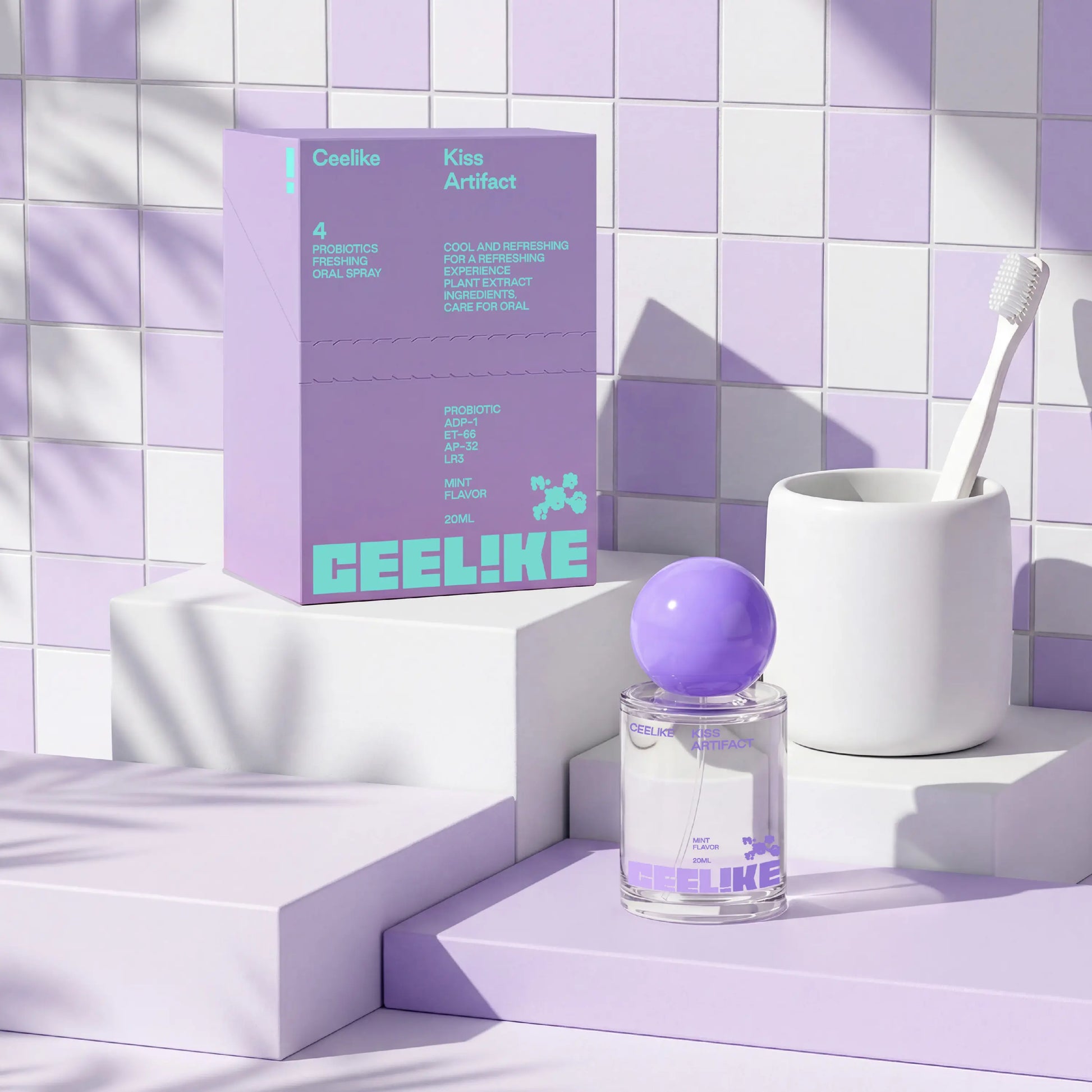 CEELIKE Oral Spray 20Ml - Fresh Breath & Oral Care, Sugar-Free, Portable, Long-Lasting Freshness