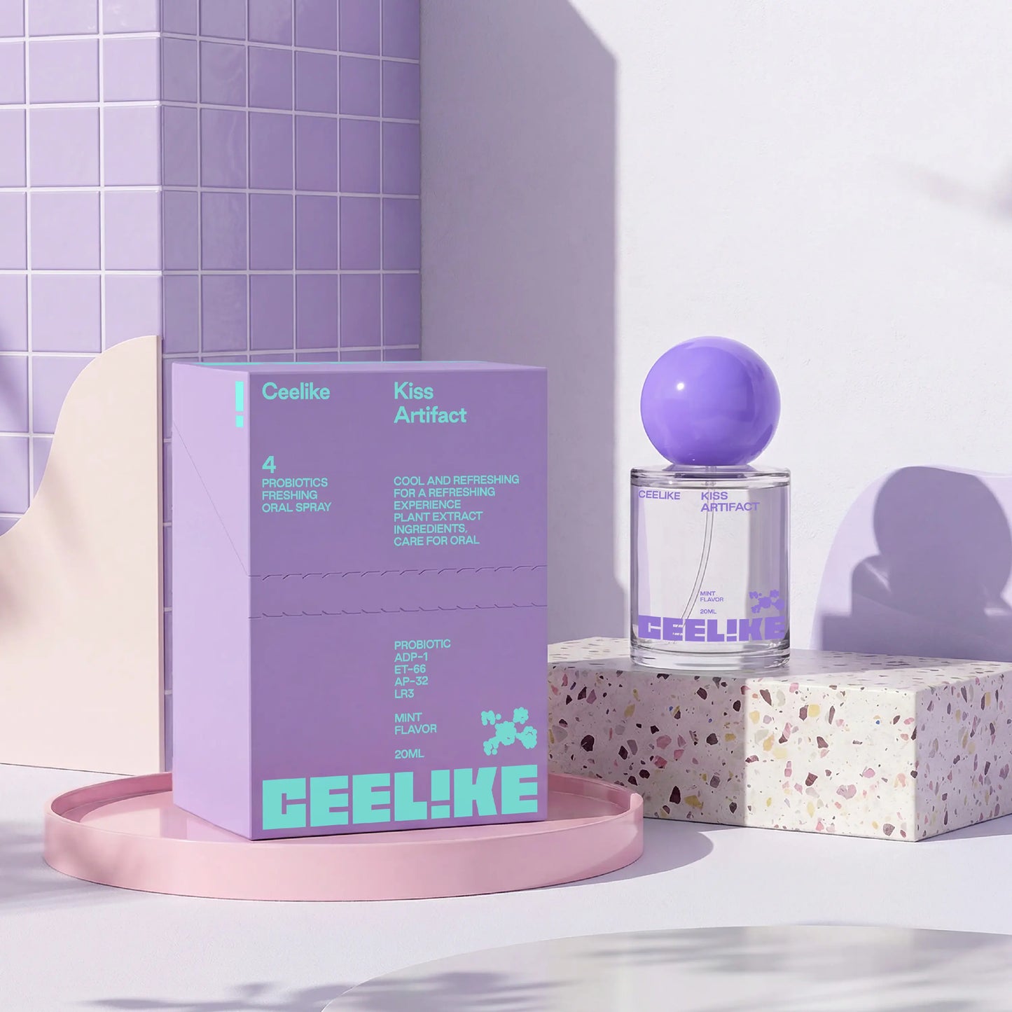 CEELIKE Oral Spray 20Ml - Fresh Breath & Oral Care, Sugar-Free, Portable, Long-Lasting Freshness