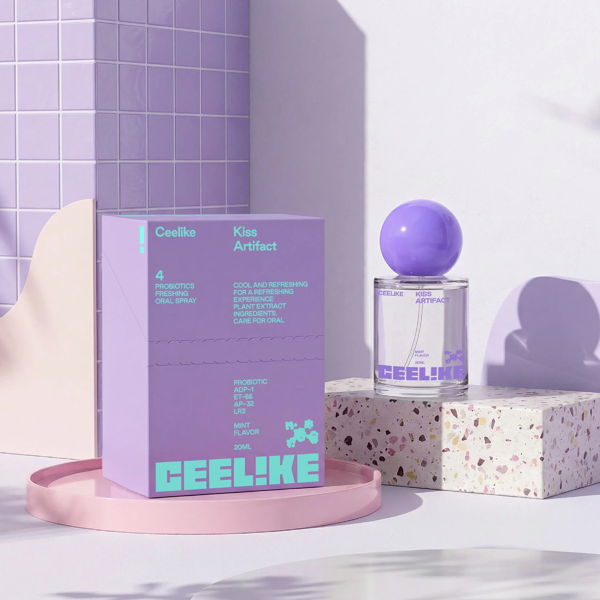CEELIKE Oral Spray 20Ml - Fresh Breath & Oral Care, Sugar-Free, Portable, Long-Lasting Freshness
