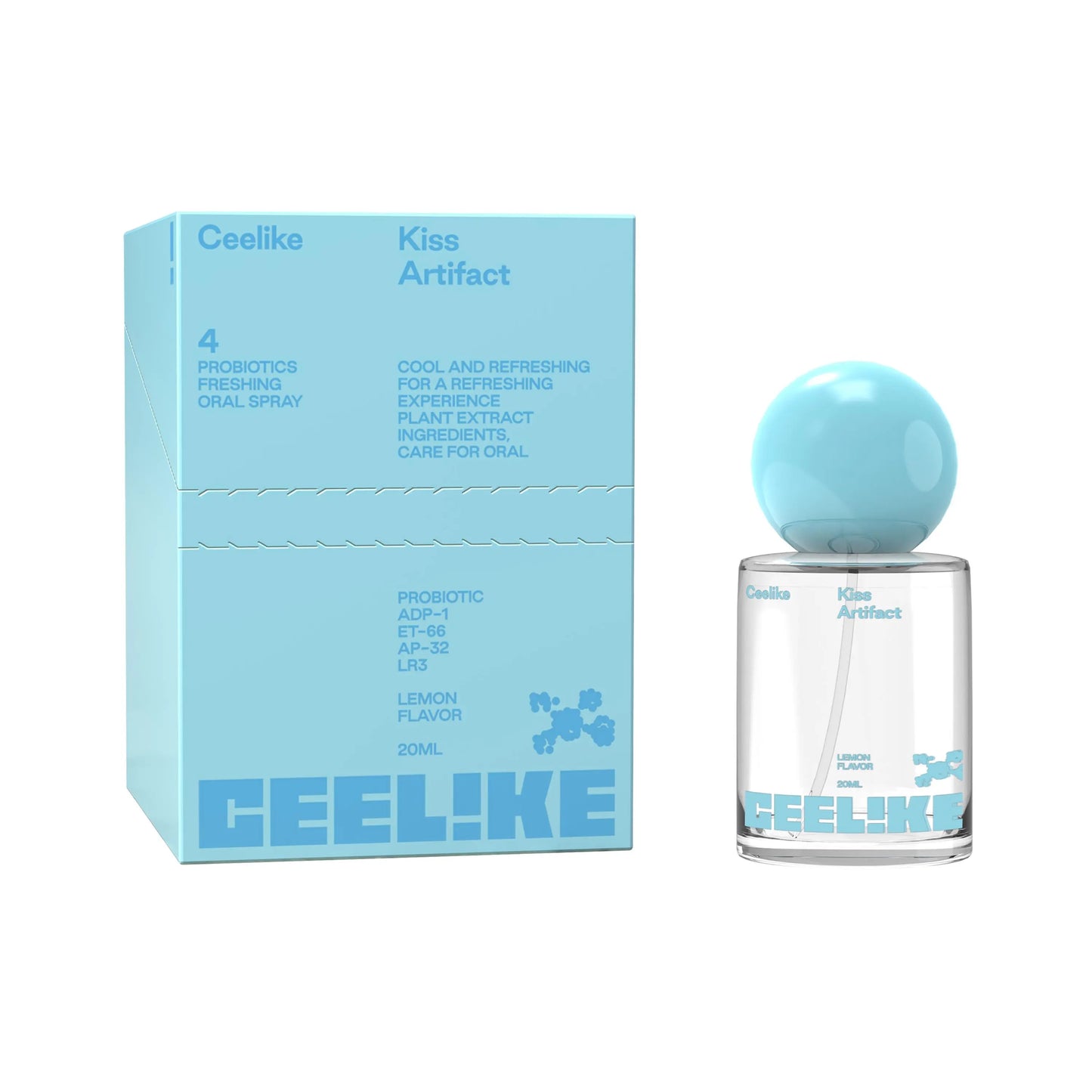 CEELIKE Oral Spray 20Ml - Fresh Breath & Oral Care, Sugar-Free, Portable, Long-Lasting Freshness