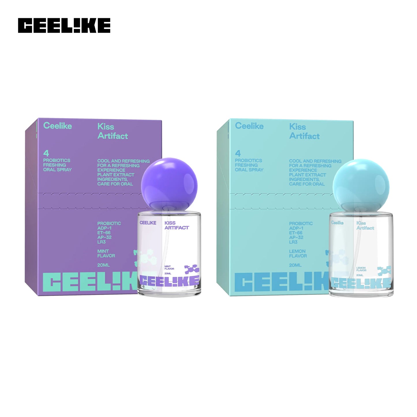 CEELIKE Oral Spray 20Ml - Fresh Breath & Oral Care, Sugar-Free, Portable, Long-Lasting Freshness