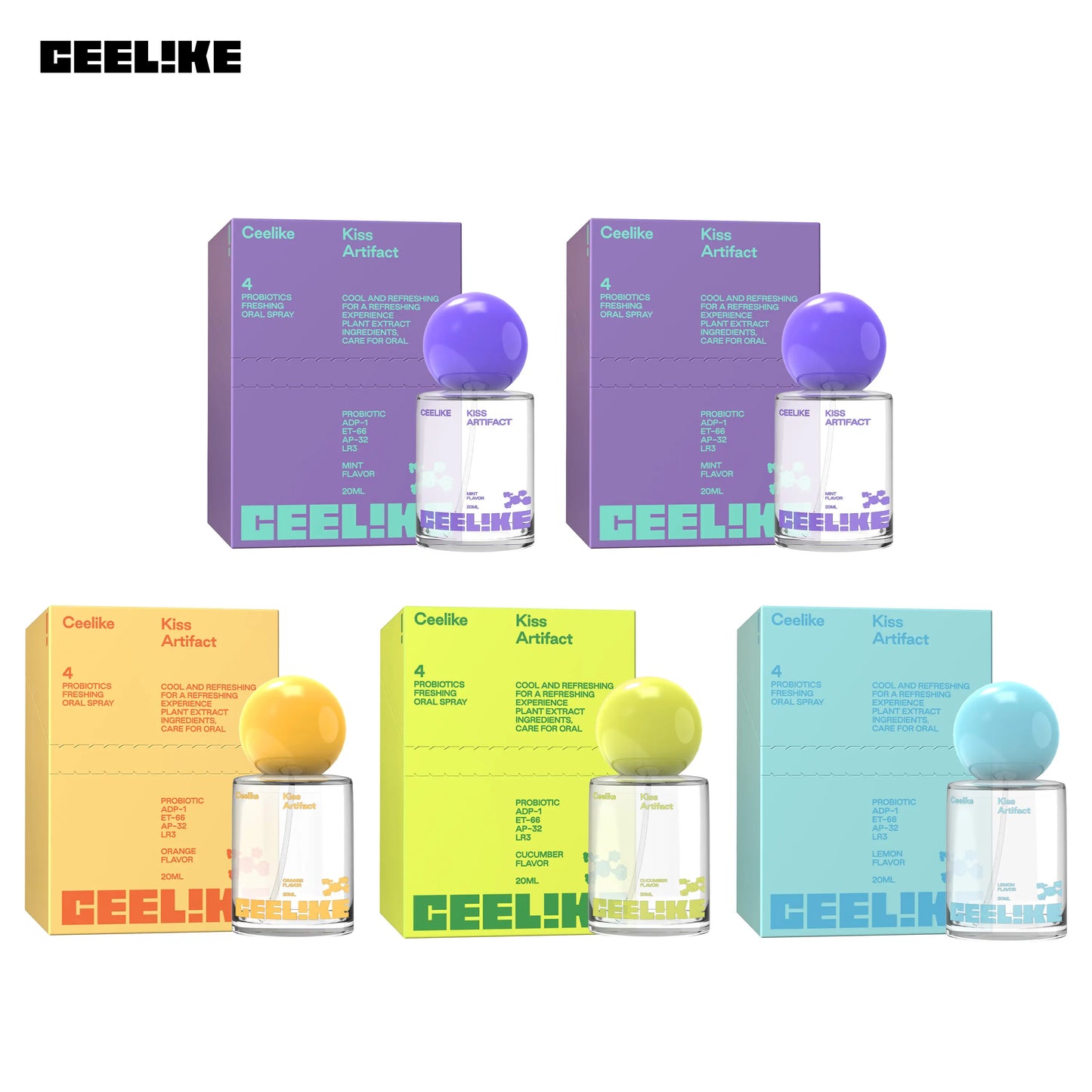 CEELIKE Oral Spray 20Ml - Fresh Breath & Oral Care, Sugar-Free, Portable, Long-Lasting Freshness